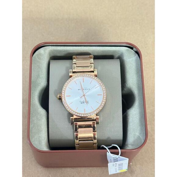 Coach Accessories - Coach 14503580 Madison Rose Gold Stainless Steel Ladies Watch